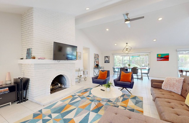 Beautifully Remodeled Mid-Century Modern Home with Private Heated Pool & Spa