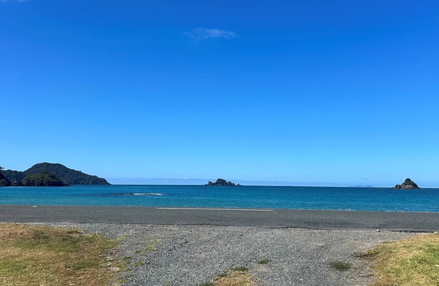 Beautifully renovated 5-bedroom bach just steps from the sand.