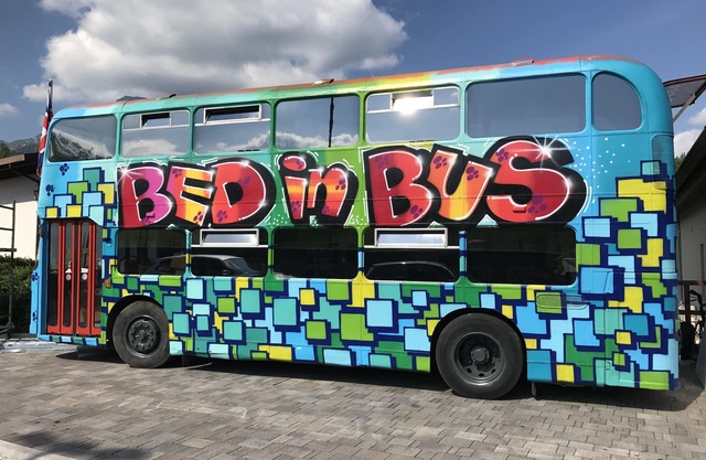 Bett im Bus - Luxus Belluno Dolomiti London Bus