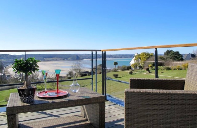 Ferienwohnung Belle vue sur mer (SMH100) in St Michel-en-Grève - 4 Personen, 2 Schlafzimmer