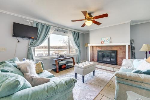 Belleville Lake House with Fire Pit and Patio!