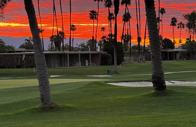 Mid-Century Condo on 1st Green of Bermuda Dunes Country Club
