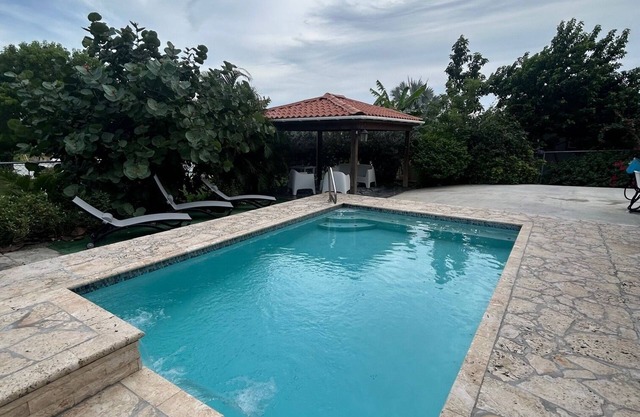 Best Getaway 2-bedroom house in enchanting Lajas with Private Pool, sleeps 8