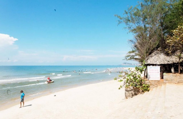 Garten am Meer in LongCung Beach.