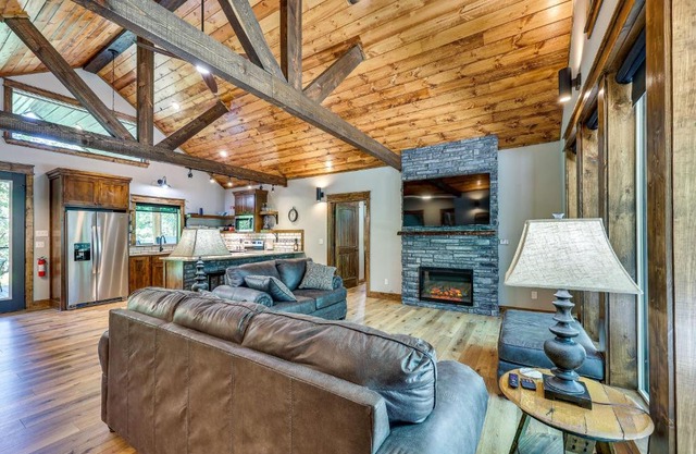 Big Cedar Vacation Rental with Deck and Hot Tub!