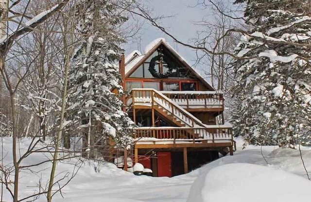 Großes Chalet auf großem Powderhorn-Berg