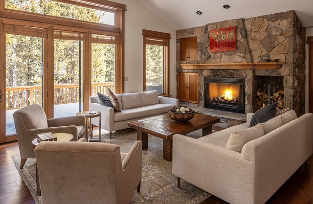 Brand New Listing! Big Sky Home with Fireplaces and Wooded Views!