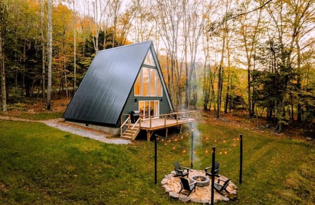 BirchRidge A-Frame:Catskills Retreat-Sauna-Firepit