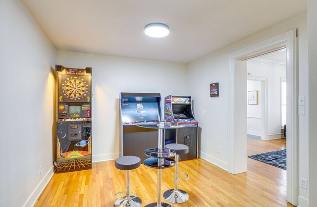 Blair Escape | Pet-Friendly Lodge w/ Game Room & Fireplace