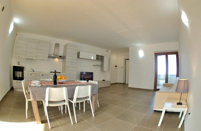 Wohnung blau