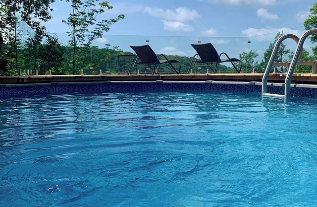 Blue Hill Pool, spa, game room, mountain view