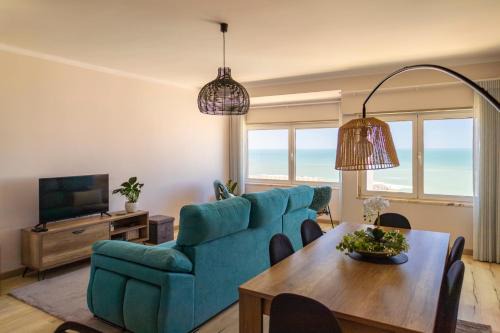 Blue House in Santa Cruz with Sea View
