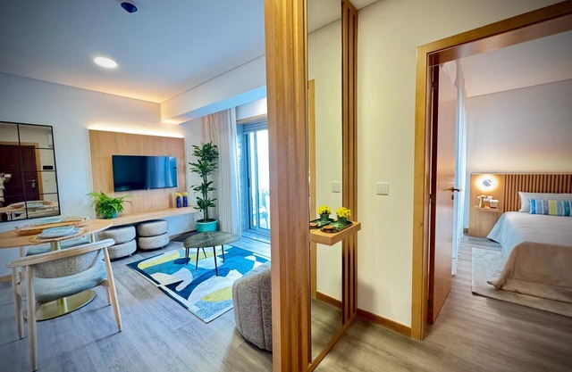 Blue Leça T1 (1st floor / Rear)