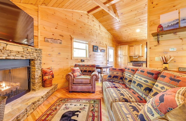 Blue Ridge Mountain Cabin Rental w/ Fire Pit!