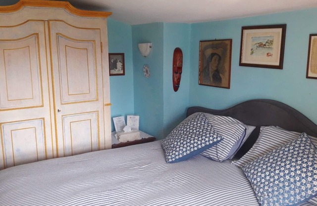 Blaues Zimmer in der Villa Mirano Bed and BreakFast Piossasco - Turin - Piemont