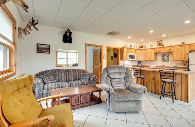 Boat Dock & Fire Pit: Lakefront Monico Home!