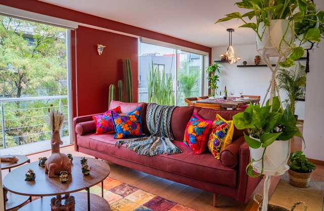 Bohemian Condesa Pent House 3 bedroom Villa with AC