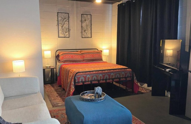 Bohemian Industrial Studio Apartment Near Hospitals and Colleges