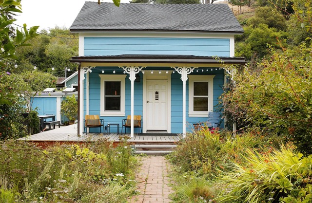 Bolinas viktorianisches Gartenhäuschen