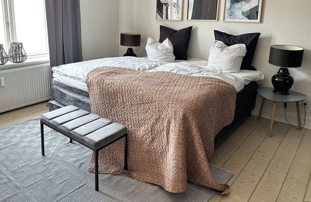 Boutique flat in the heart of Aalborg - parking