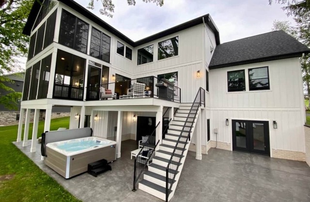 BRAND NEW 7 BR / 5 BA luxury home ON Keuka Lake just outside of Penn Yan!