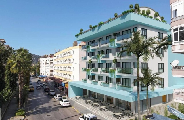 Brand New Apt 1+1 Next to the Sea in Alanya Centre