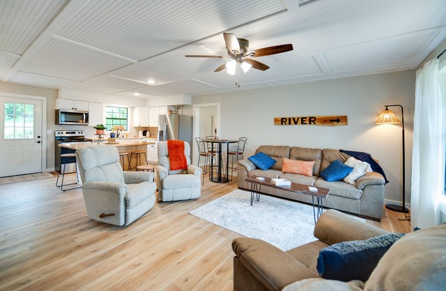 Brand New Farmhouse Style Listing with views of the beautiful Spring River!