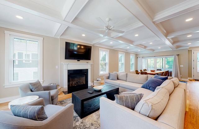 Brand-new home with dog-friendly yard & central AC - close to the beach