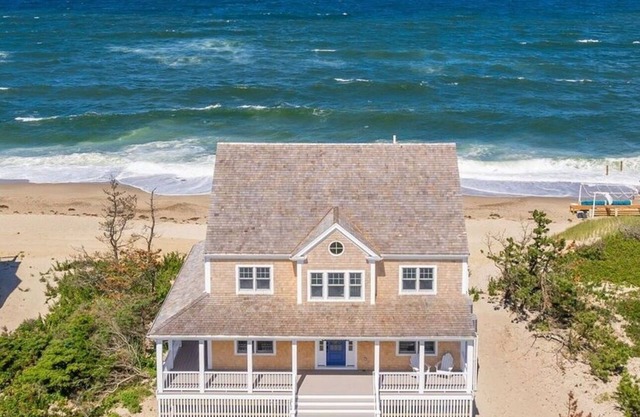 Brand New Magnificent Oceanfront Home with Spectacular Views on Private Beach