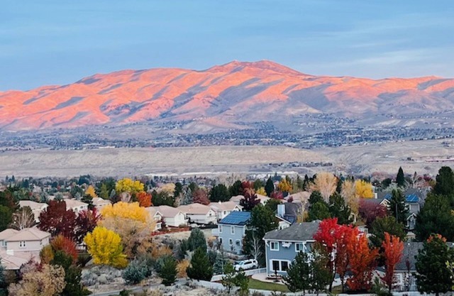 Breathtaking views from this house located in the Caughlin Ranch neighborhood.