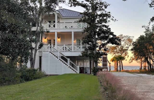 BREATHTAKING Waterfront Home with private dock and sunset vistas sleeps up to 24