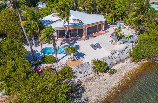 Breezy Palms: Exquisite Open Water Keys Paradise W/ Spectacular Views, Dockage, Pool & Dog-Friendly!