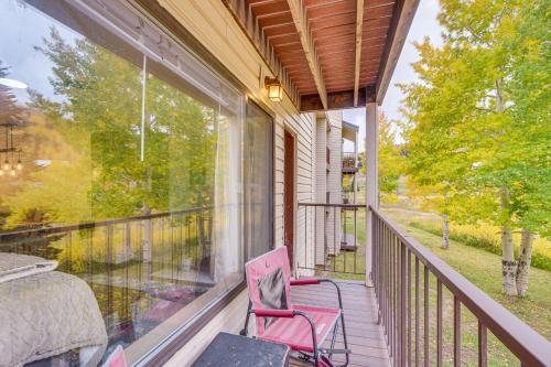 Brian Head Studio Condo with Balcony and Mountain View