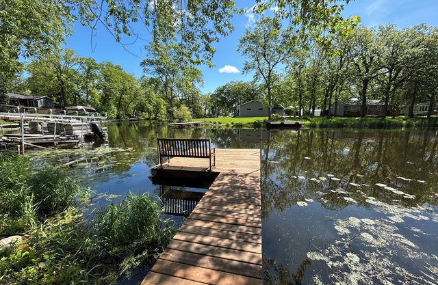 Briggs Lake Waterfront Cabin and Boathouse Steps from the Water