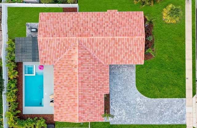 Bright and Beachy Pool Home