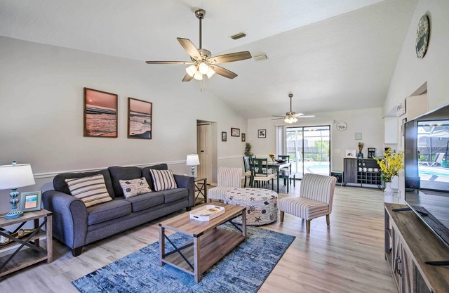 Bright Sebastian Home w/ Pool ~ 7 Mi to Beach!