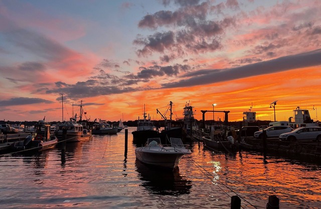 Bristol Harbor Waterfront House in Historic Downtown with Sunsets over Harbor
