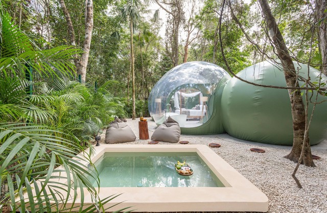 Bubble Hotel in the Mayan Jungle