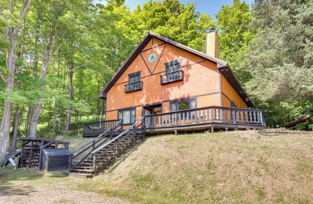 Iron River Rental w/ Sauna: Fish, Hike & Explore!