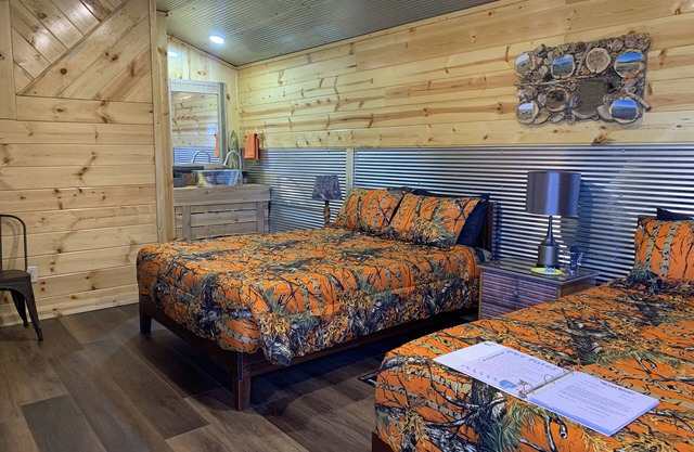 Buffalo Wallow Cabin at The Lazy Buffalo Hunting Pet Friendly Wichita Mountains