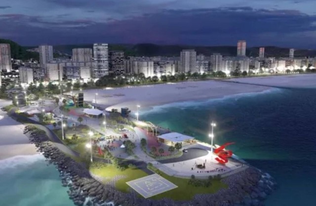 VOR DEM STRAND, NUR FÜR FAMILIEN