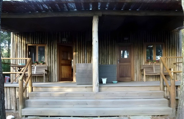 Bungalow '1' mit Meerblick, Gemeinschaftspool und Gemeinschaftsterrasse