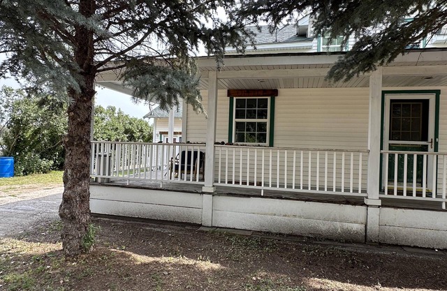 Bungalow cabin along the Yellowstone River in Eastern Montana.