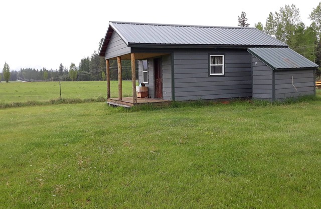 bunkhouse near farm animals