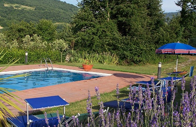 Cozy apartment on a vacation farm with pool