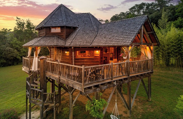 Cabane Mayreau with private Jacuzzi - Domaine de Campagnac Spa & Sauna