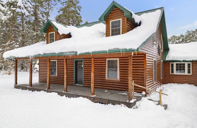 Cabin In the Pines, On Snowmobile Trail