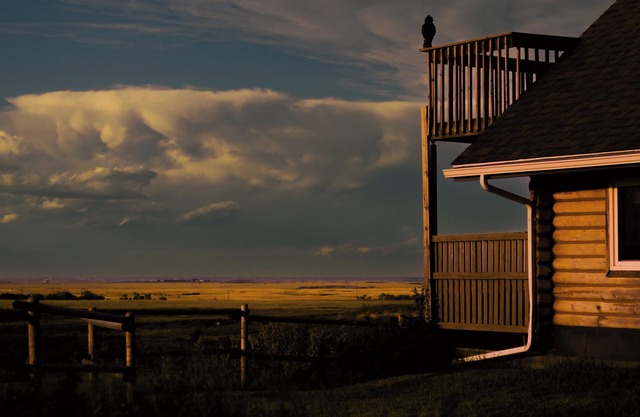 Cabin on the Coulee Farm: Log Cabin Glamping