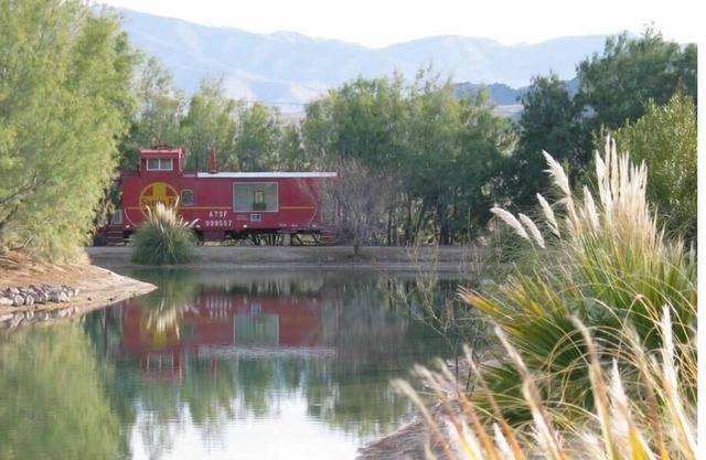 Caboose on the Lake