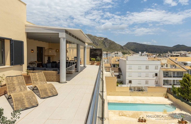Cala Ventura Spektakuläres Penthouse mit Ausblick auf Corazón de Puerto de Pollensa